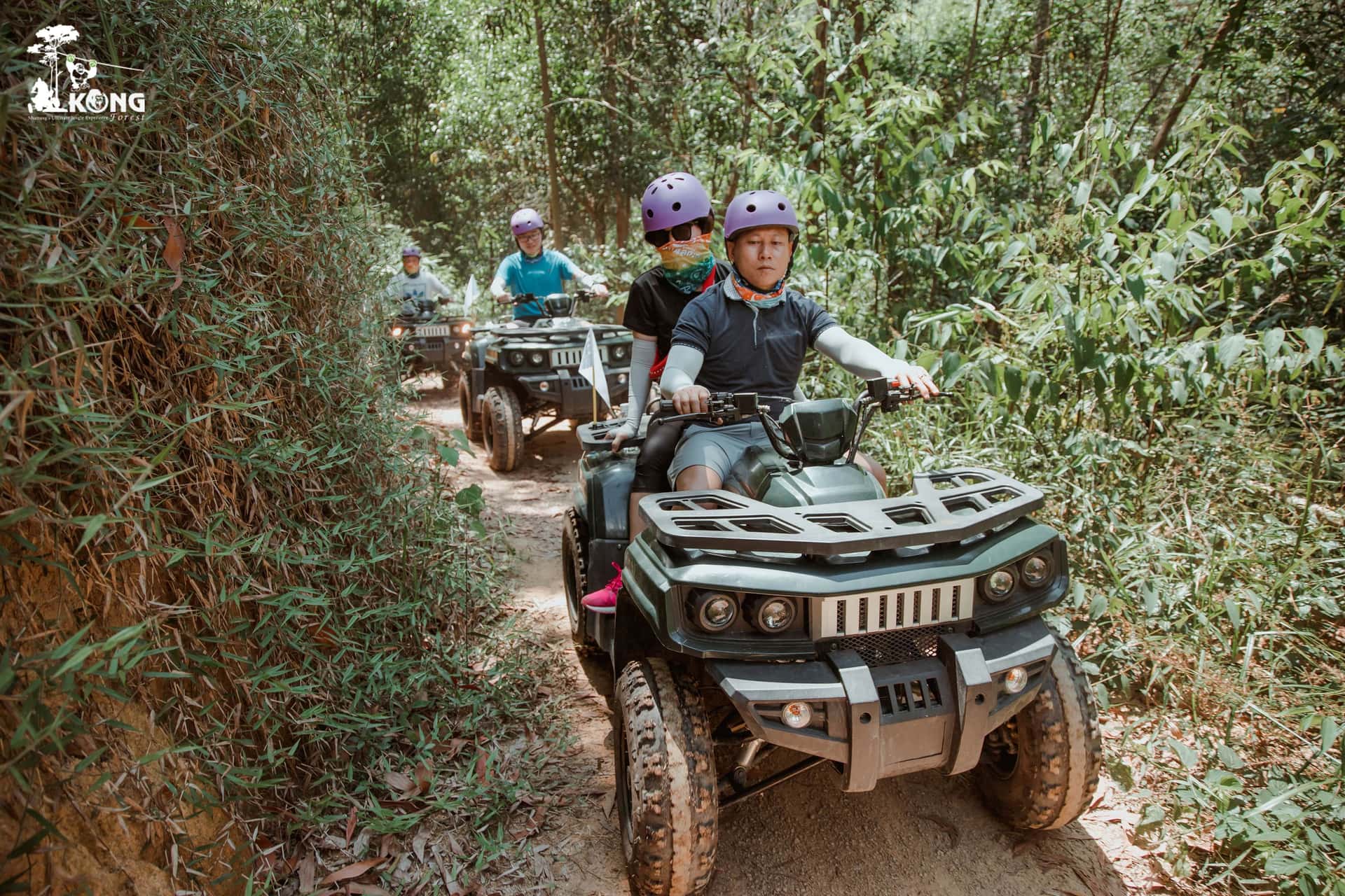 Combo Zipline & ATV in Kong Forrest2