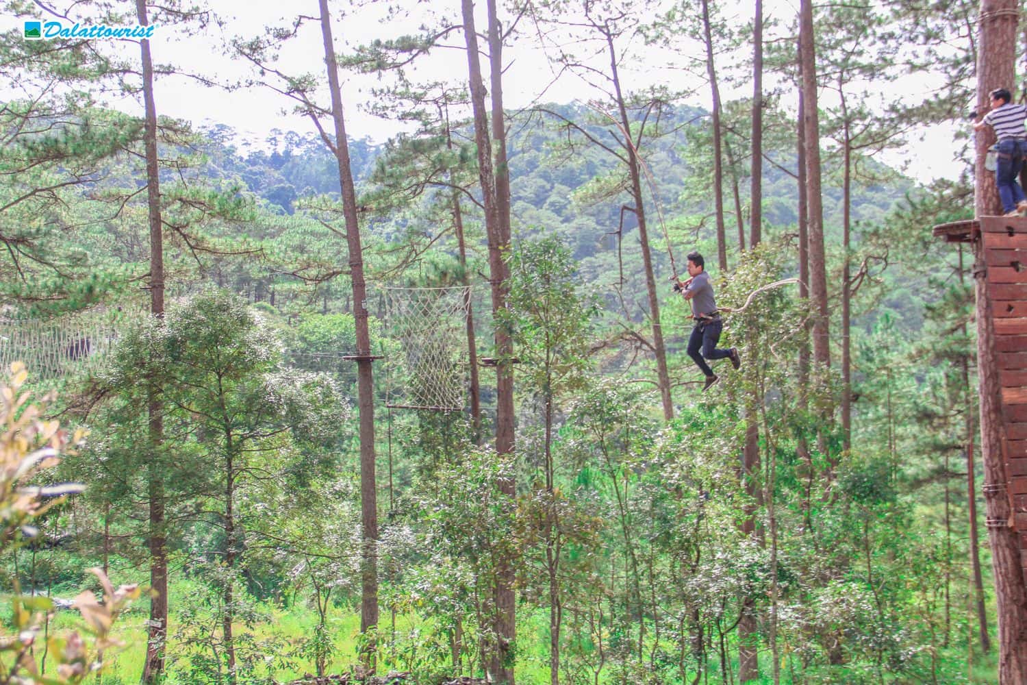High Rope Course Adventure at Datanla Waterfall2