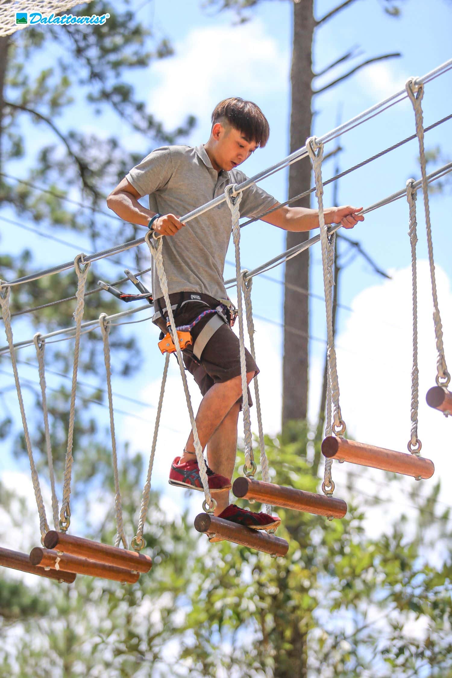 High Rope Course Adventure at Datanla Waterfall3