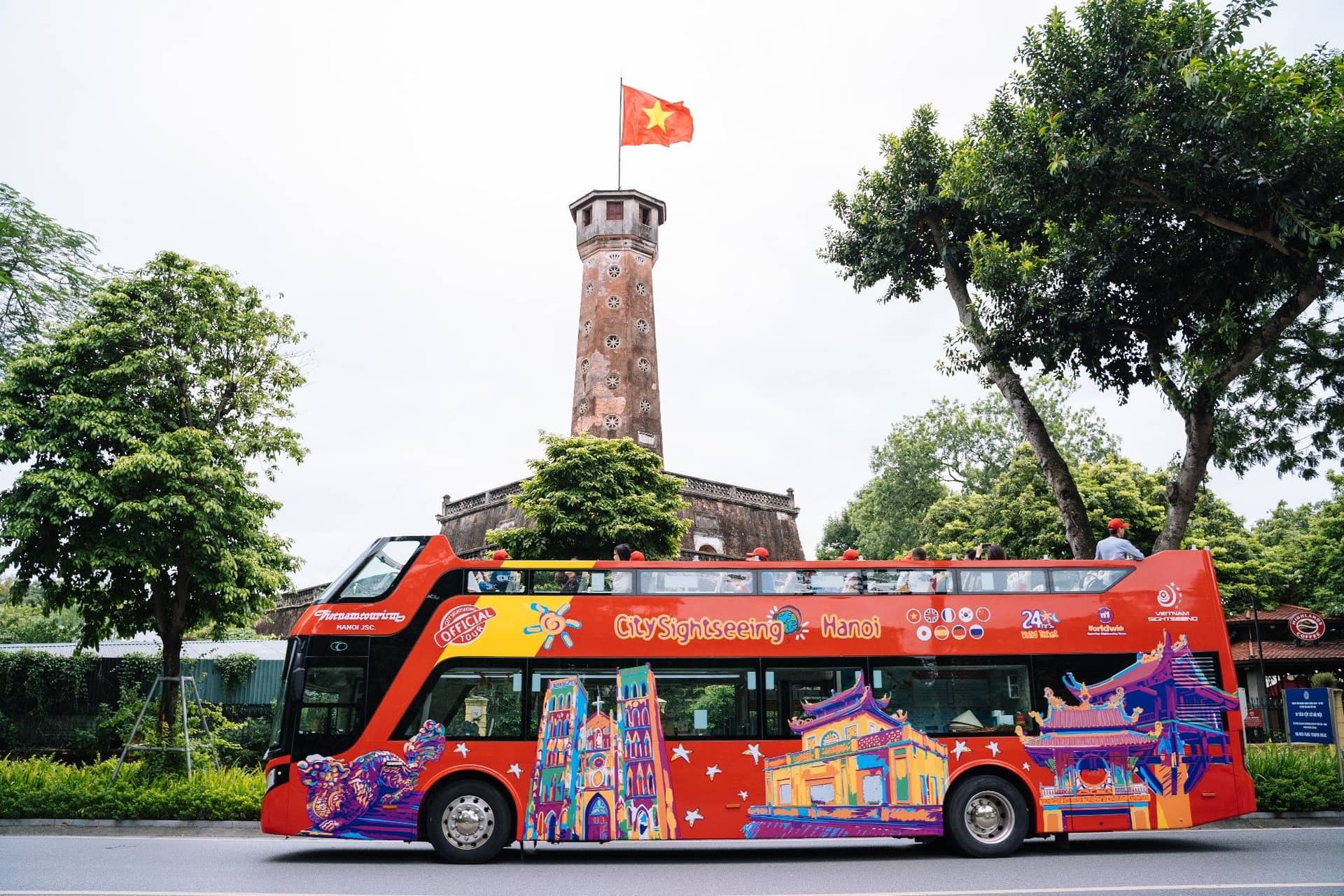 Sightseeing Double-Decker Bus Ticket by City Sightseeing in Ha Noi