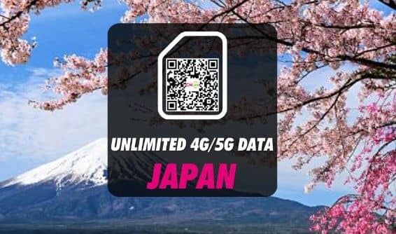 Japan Fixed Data 4G eSIM Roaming Data (QR Code Delivered via Email)