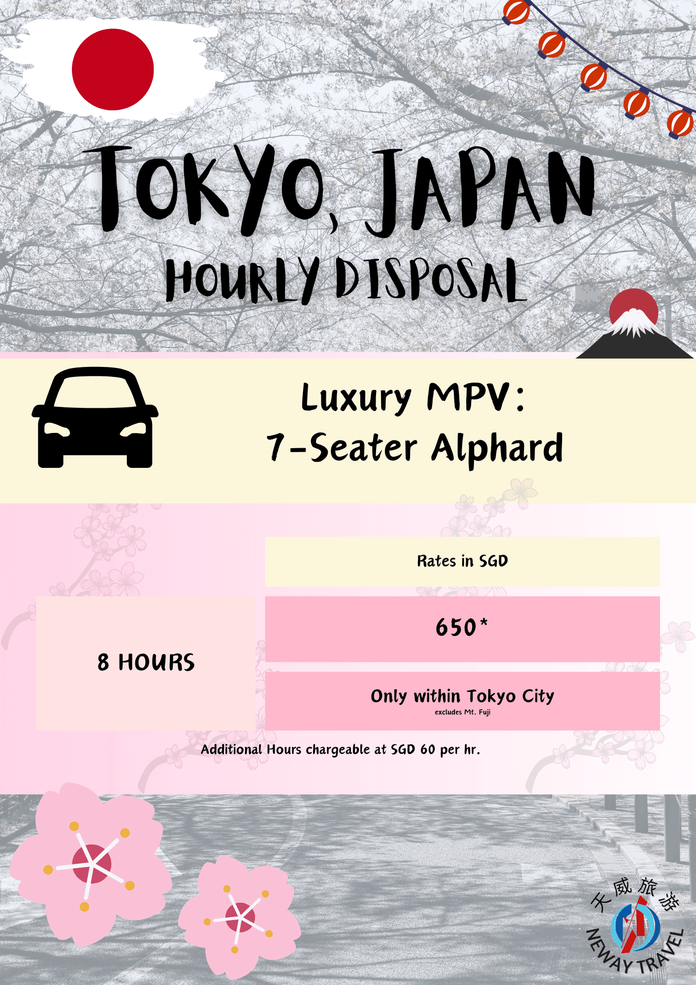 Japan: Tokyo Transport Services - Hourly Disposal