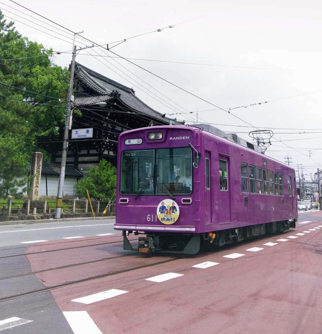 1-day Free Pass for Randen Tram (Lines available for use: Randen Arashiyama and Kitano lines)3