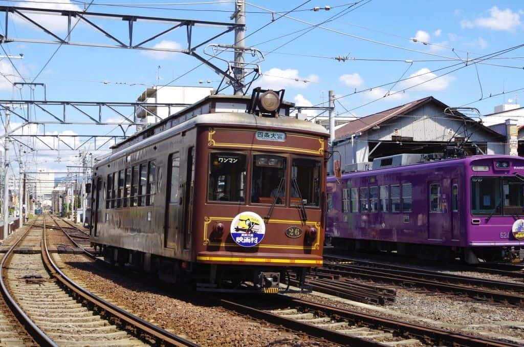 1-day Free Pass for Randen Tram (Lines available for use: Randen Arashiyama and Kitano lines)4
