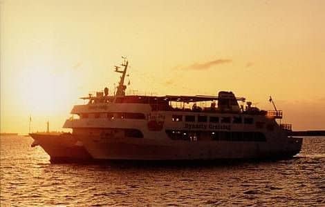 Okinawa sunset & night view Moby Dick Cruise Dinner 2F