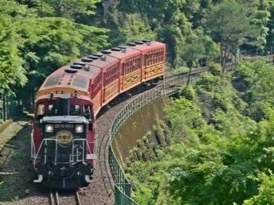 รถไฟชมวิวซากาโนะ2