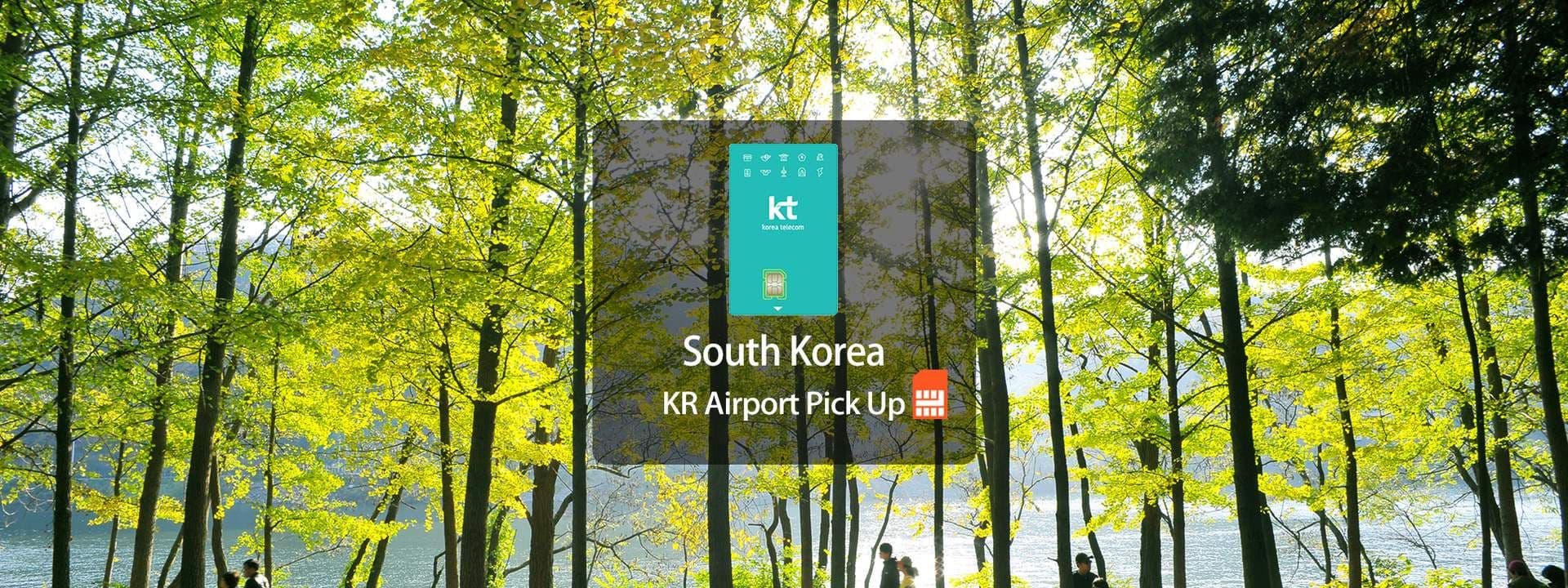 4G SIM Card (KR Pick Up) for Korea from KT Olleh