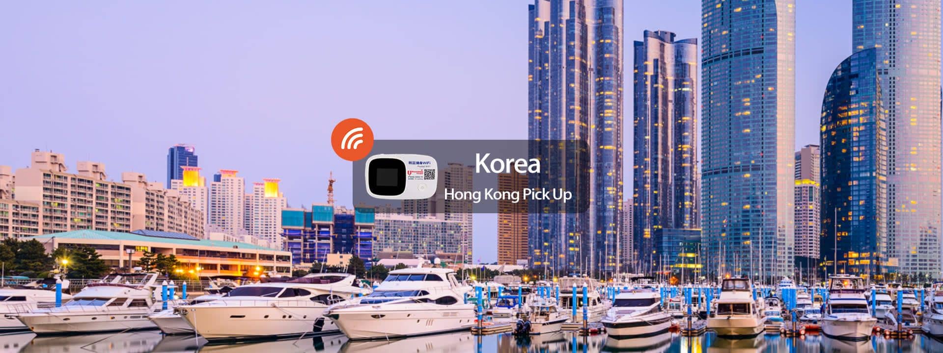 4G WiFi (Hong Kong Pick Up) for South Korea from Uroaming