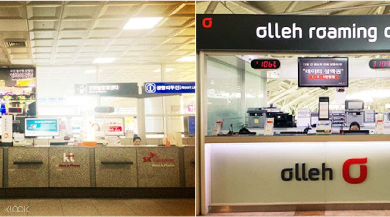 4G WiFi (KR Airport Pick Up) for South Korea from KT Olleh4