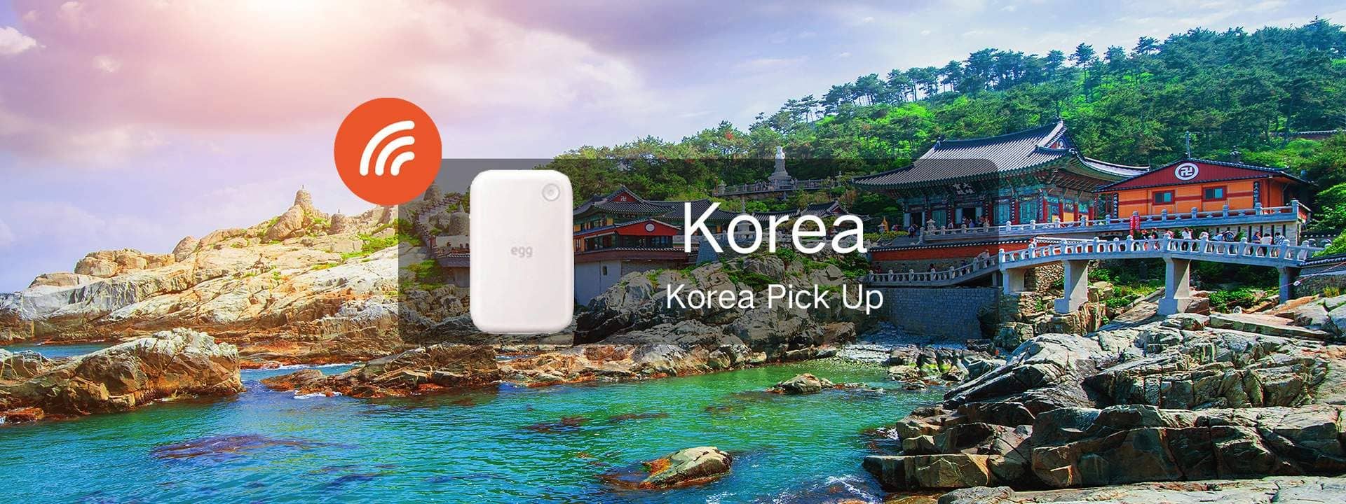 4G WiFi (KR Airport Pick Up) for South Korea from KT Olleh