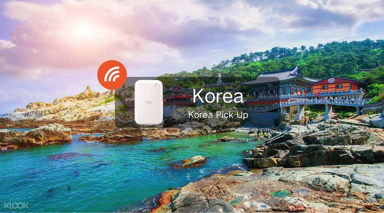 4G WiFi (KR Airport Pick Up) for South Korea from KT Olleh1