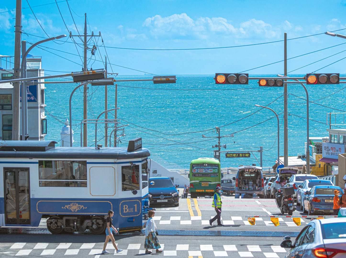 Busan One Day Tour: Gamcheon Culture Village, Haeundae Blueline park | South Korea