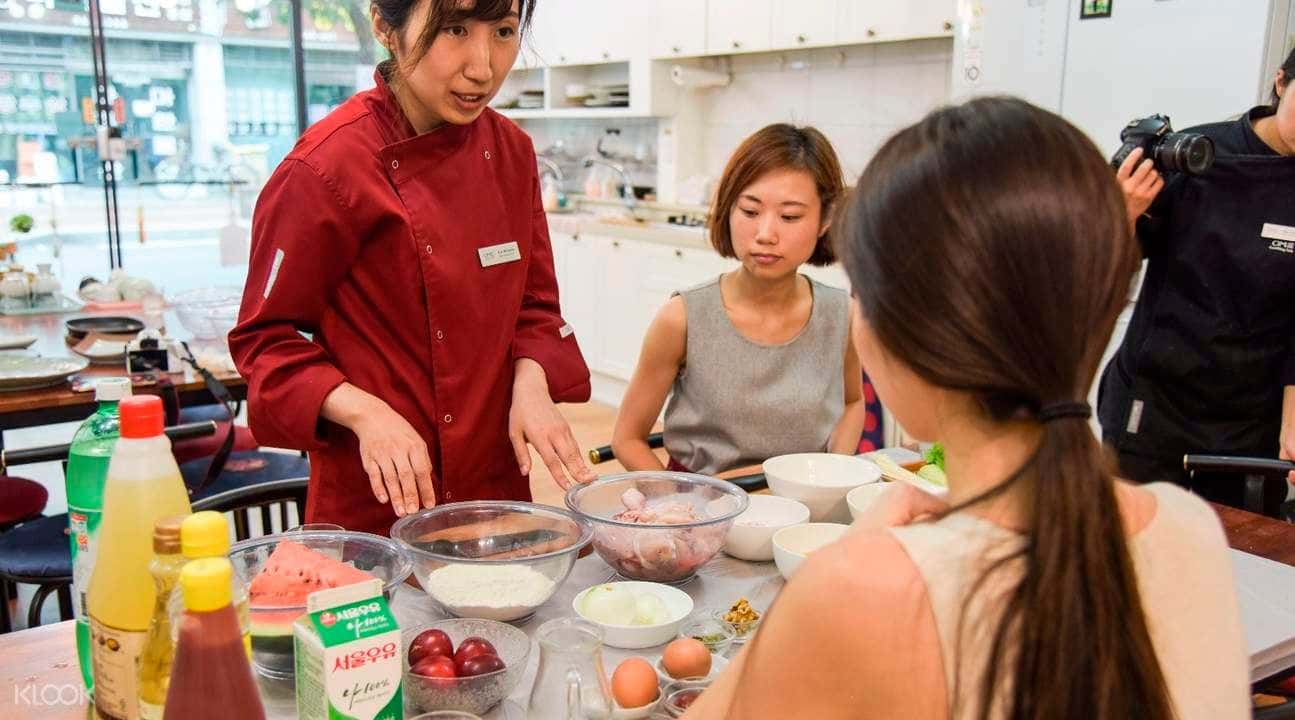 Korean Daily and Seasonal Special Dish Cooking Class with Traditional Market Tour3
