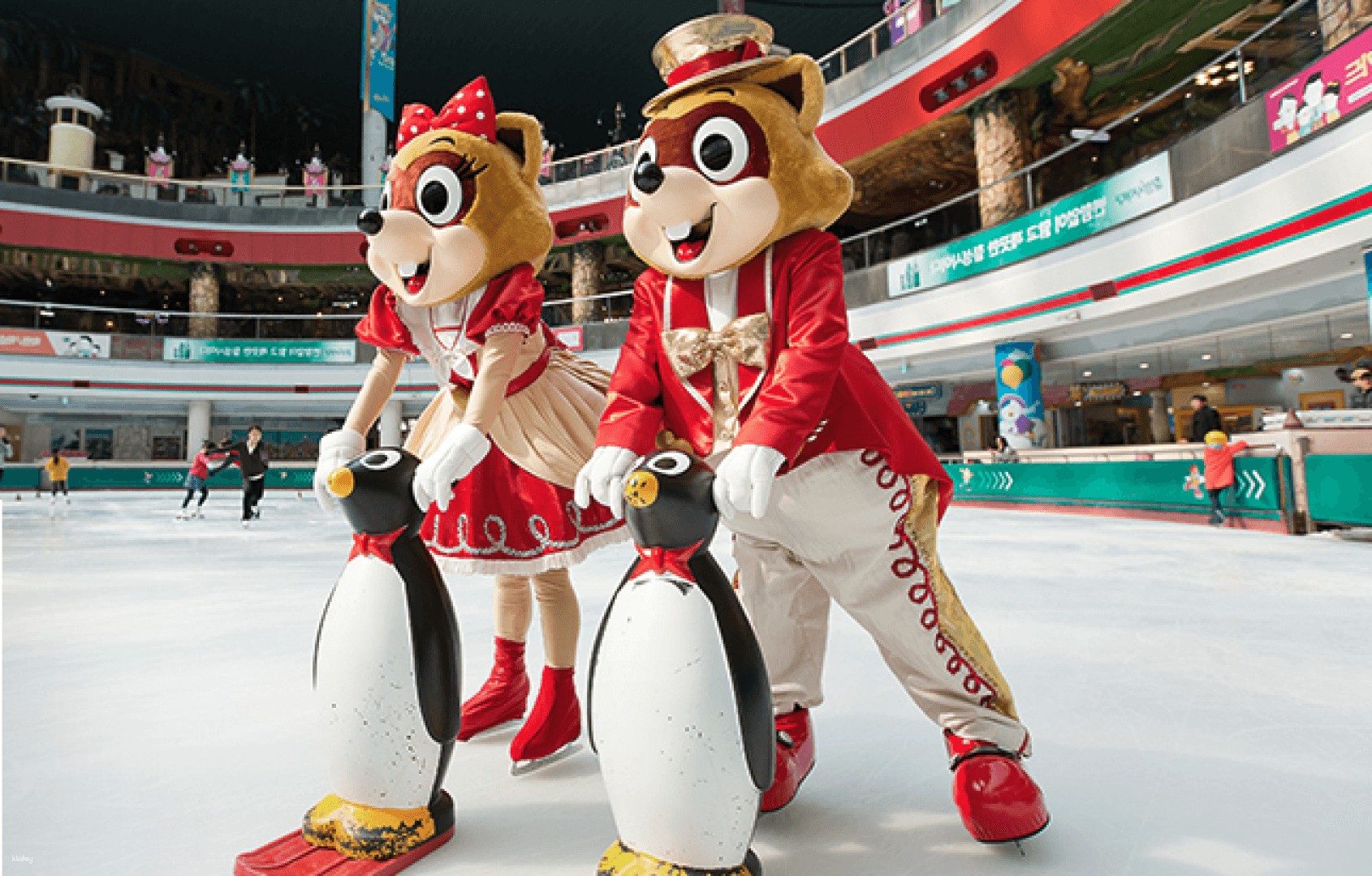Lotte World Ice Rink Ticket + Skate Rental Fee