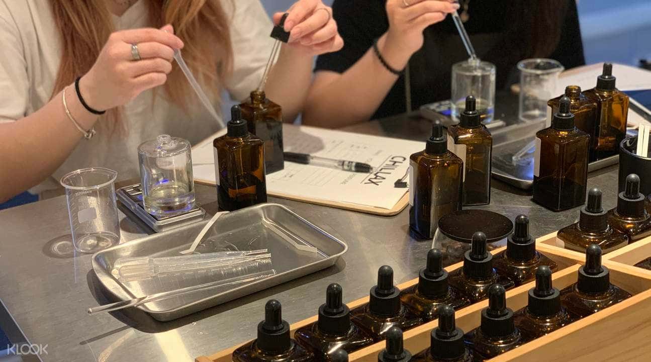 Perfume Making Class Experience at CHILLAX Scent Studio in Busan3