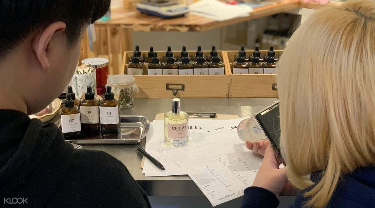Perfume Making Class Experience at CHILLAX Scent Studio in Busan4