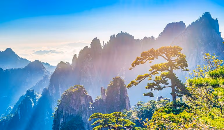 ทัวร์จีน หุบเขาเทวดาวั้งเซียนกู่ ภูเขาหลิงซาน หมู่บ้านโบราณหวงหลิง *ทัวร์ไม่ลงร้าน*