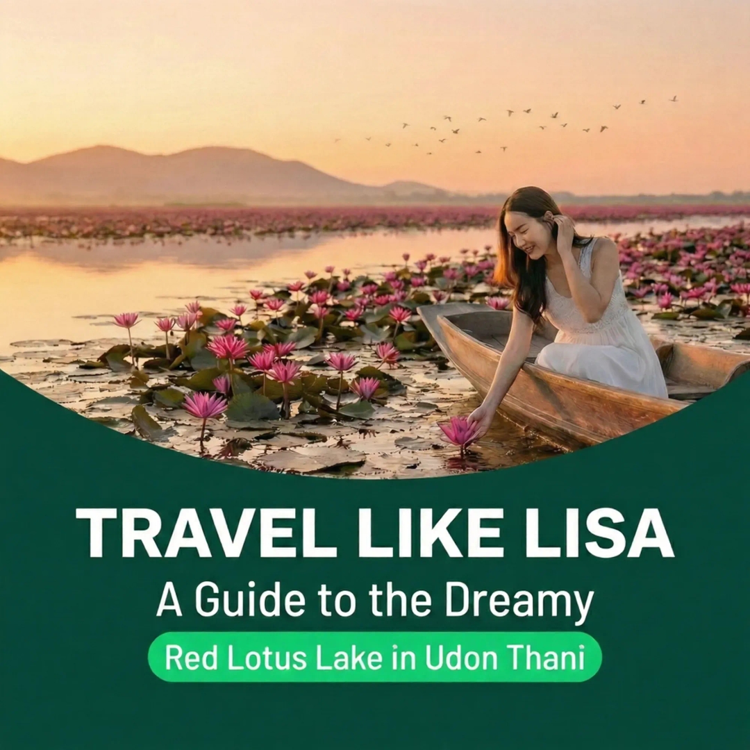 Guide to Red Lotus Lake Udon Thani 2026 Follow Lisa Blackpink to Unseen Thailand