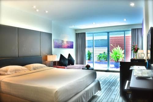 Boutique Deluxe Double or Twin Room with Aqua View