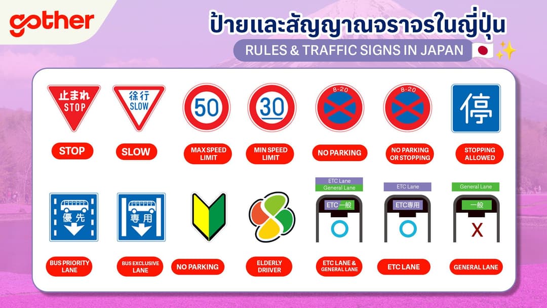 Must-Know Japanese Road Signs & Rules for Driving in Japan